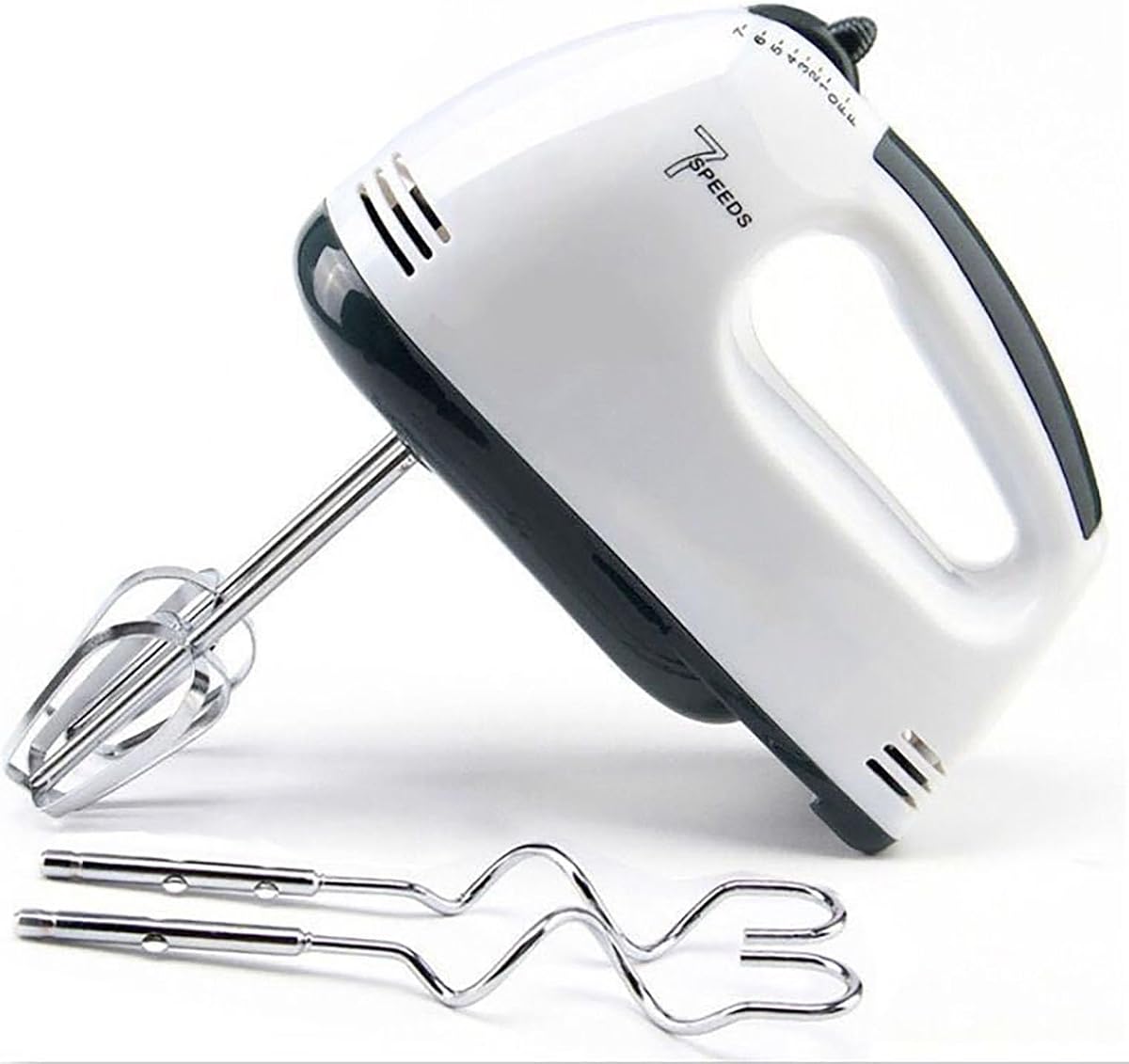 Electric Hand Mixer, 7 Speed Egg and Flour Automatic Mixing with Whisk for Cooking of Bread, Cake (1)