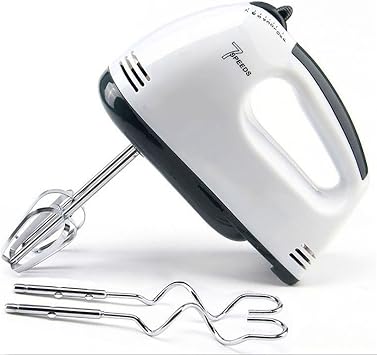 Electric Hand Mixer, 7 Speed Egg and Flour Automatic Mixing with Whisk for Cooking of Bread, Cake 1