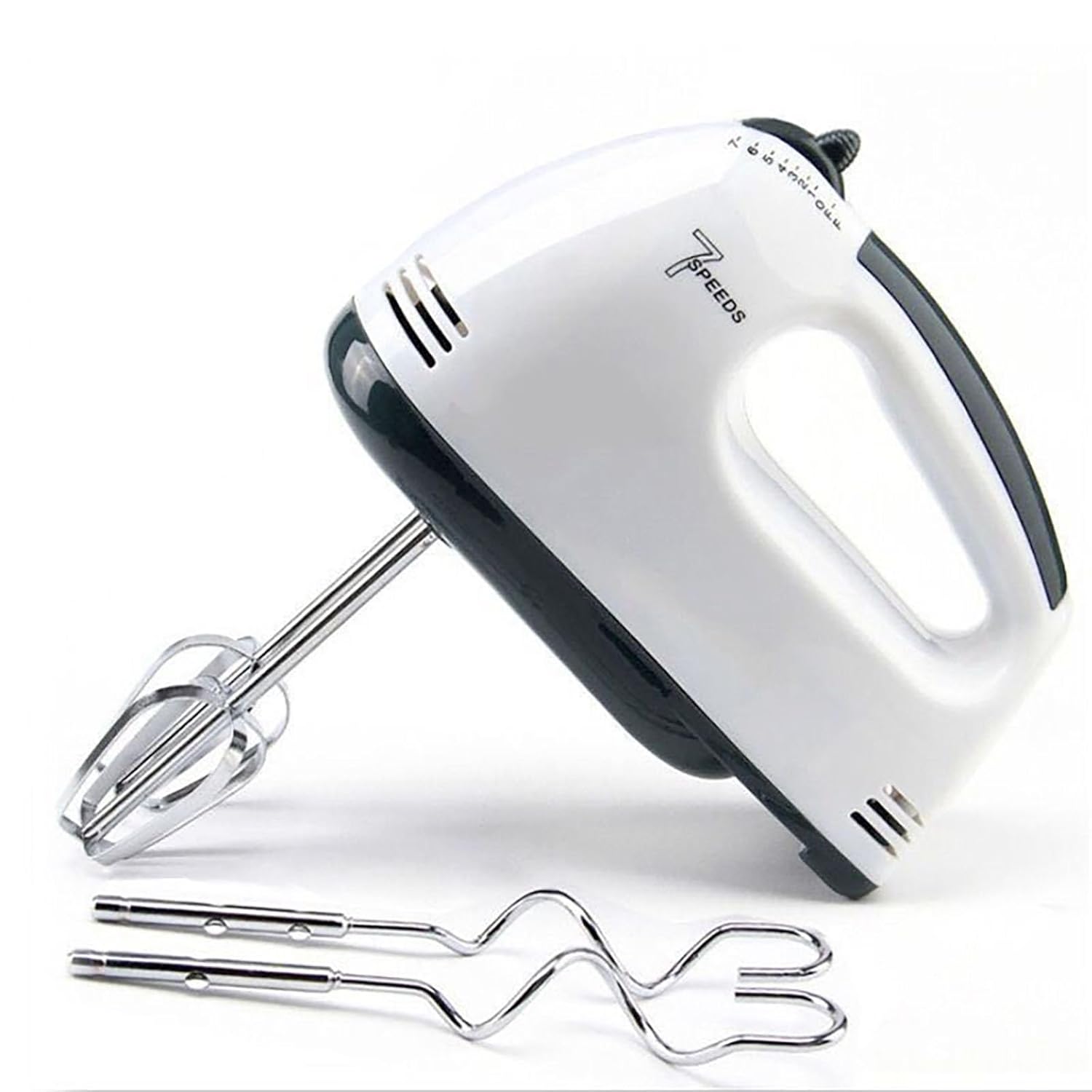 Electric Hand Mixer 7 Speed Egg and Flour Automatic Mixing with Whisk for Cooking of Bread Cake 1