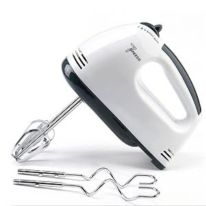 Electric Hand Mixer 7 Speed Egg and Flour Automatic Mixing with Whisk for Cooking of Bread Cake 1
