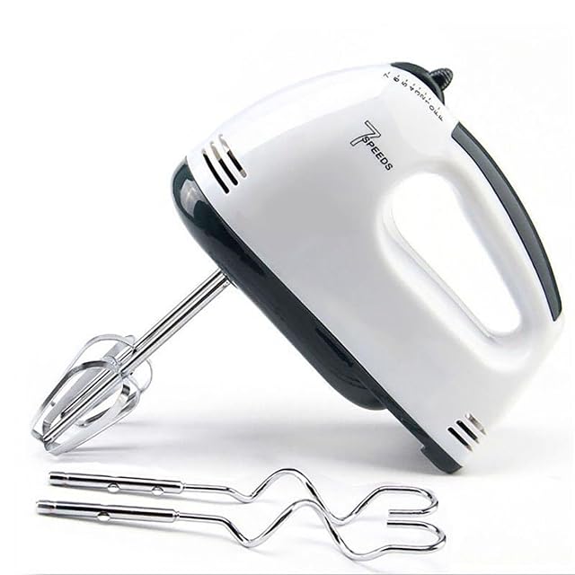 Electric Hand Mixer 7 Speed Egg and Flour Automatic Mixing with Whisk for Cooking of Bread Cake 1