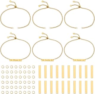 UNICRAFTALE DIY 304 Stainless Steel Bracelet Making Kit for Jewelry Making