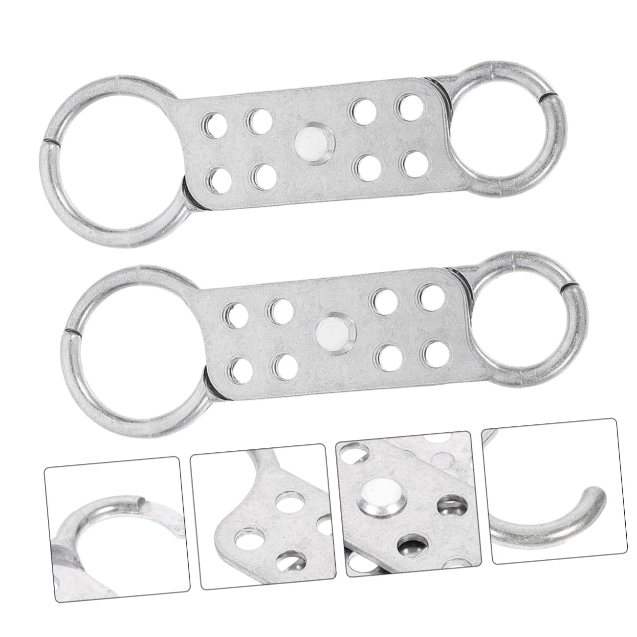 ULTECHNOVO 10piezas Cerrojo De Seguridad De Aluminio Doble Dispositivo De Bloqueo Para Equipos Industriales y Electrodomésticos Protección Mejorada y Resistente Al Desgaste