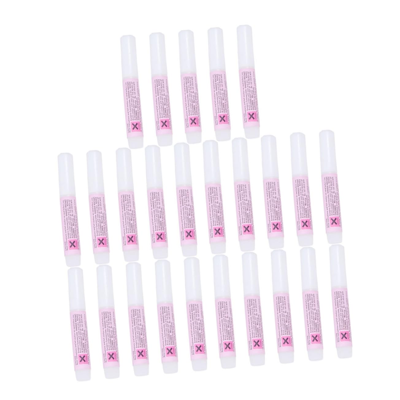 Healvian 75pezzi Colla Per Unghie Artistiche Adesivo Per Unghie Finte e Decorazioni Gel Per Manicure Professionale e Fai Da Te Formula Sicura Irritazioni