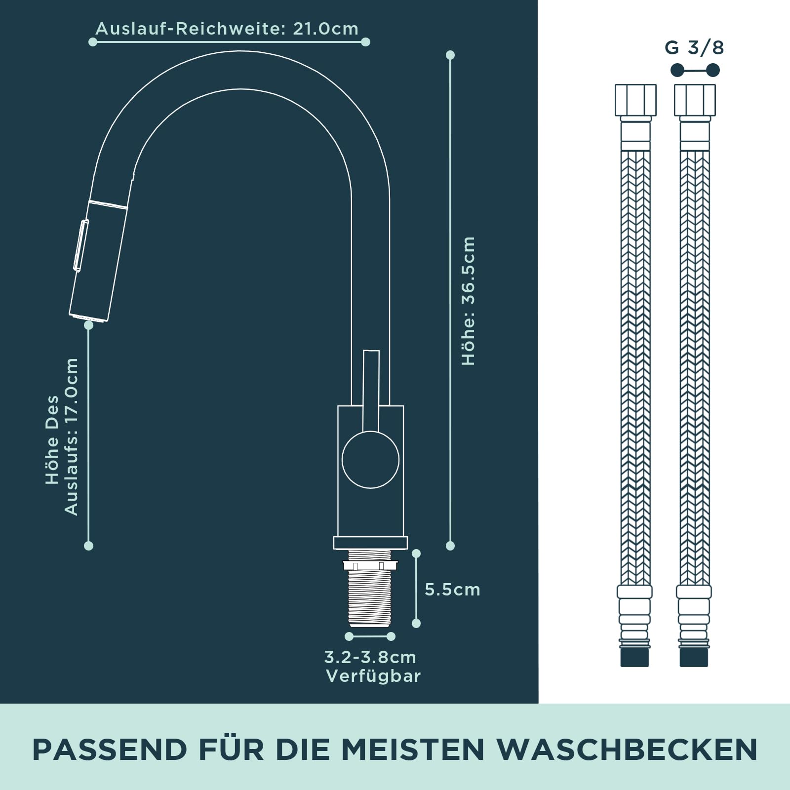 FORIOUS Wasserhahn Küche, Hoher Bogen Küchenarmatur mit Herausziehbarer Brause Ausziehbar Armatur, Mischbatterie Spültischarmatur Küche Küchenarmaturen, 360° Schwenkbar, Gebürstetes Gold