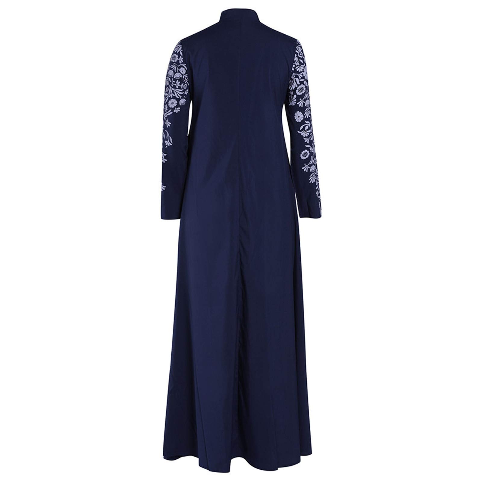Vestido de verano de las señoras musulmanas ropa Maxi caftán Abaya Stitching encaje árabe islámico mujeres vestido de mujer