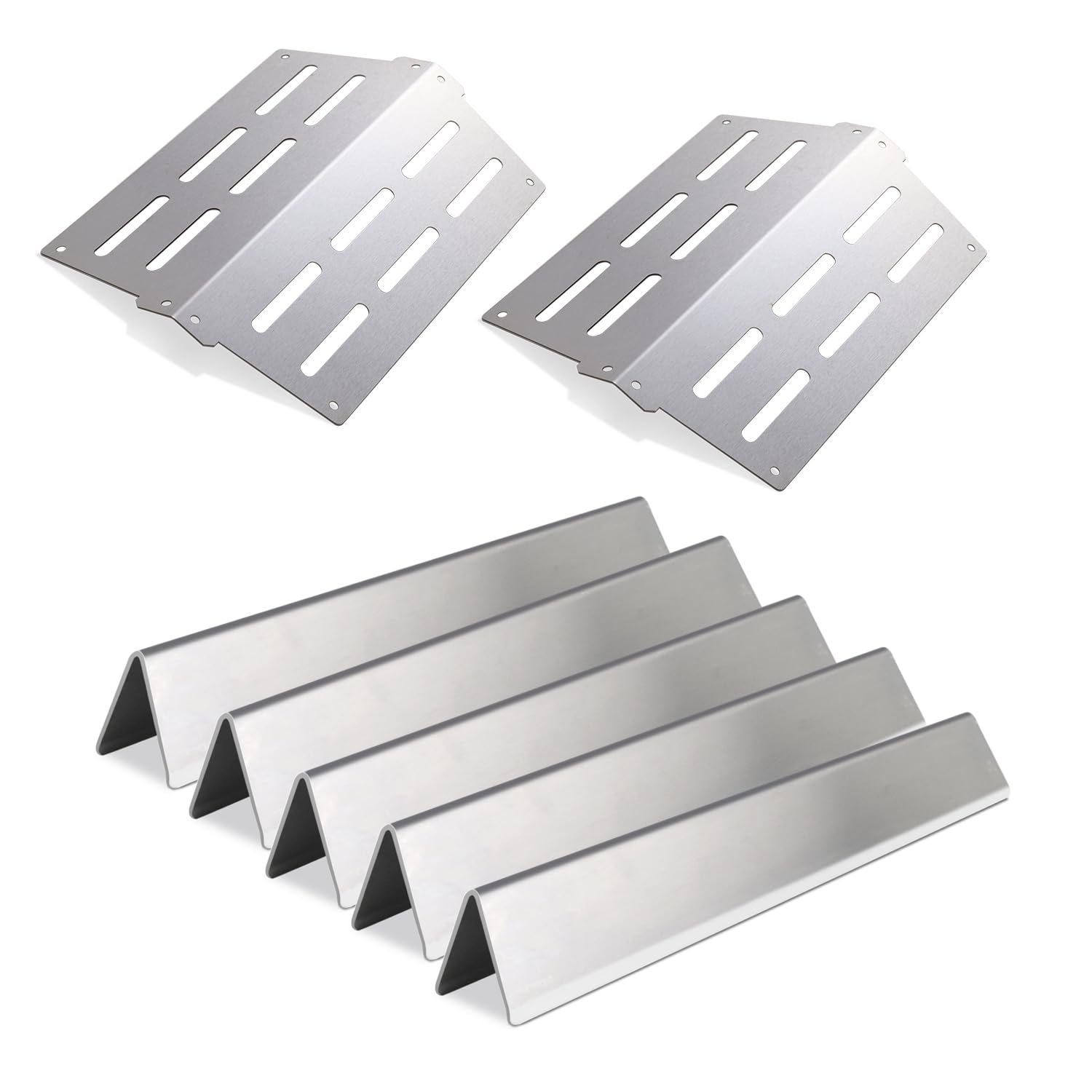 Grill Replacement Parts for Weber Genesis 300 Series E310 E320 E330 S310 S320 S330 E-310 E-320 S-310 S-320 E/S-330 EP/CEP-310 EP/CEP-320 EP/CEP-330 Stainless Steel Flavorizer Bars Heat Deflector