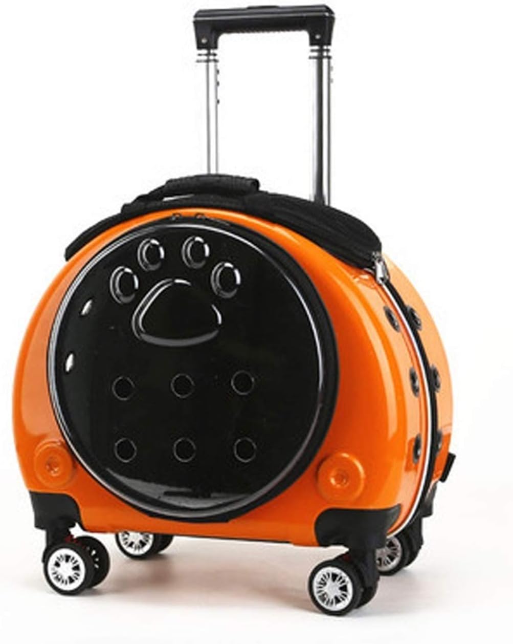 KITCISSL Pet Rolling Carrier Backpack Cat/Dog Carrier Bag, Elegant Dog Carrier with