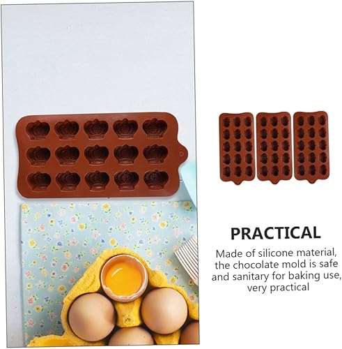 Miniatura 6 de Molde de silicona para corona, moldes de jabón de silicona, molde para hornear postre, moldes de silicona para chocolate, moldes para fondant,