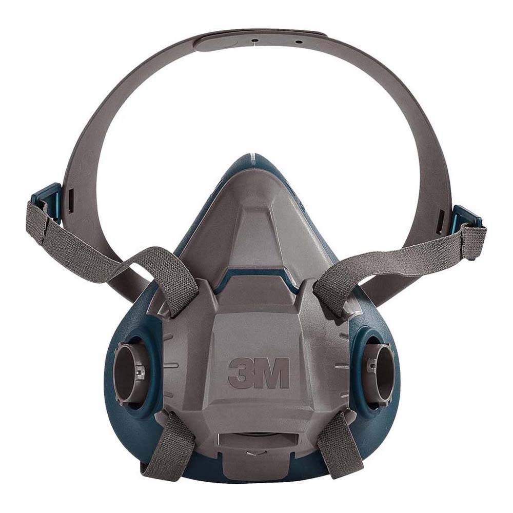 3M6502 Rugged Comfort Half Facepiece Reusable Respirator Mask, Medium, Case of 10