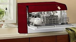 GURU-ISHMA Waterproof Dishwasher Cover for Table Top Dishwashers 6 & 8 Place Settings | Dustproof Zipper Protective Cover ... Price In India