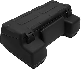 TCT-MOTORPARTS 96L ATV Rear Passenger Rack Cargo Storage Box & Lounger Seat | ATV Cargo Storage Full-sized Motorcycle and ATV Helmets Trunk Box Luggage Tool Cases Waterproof Security Lockable