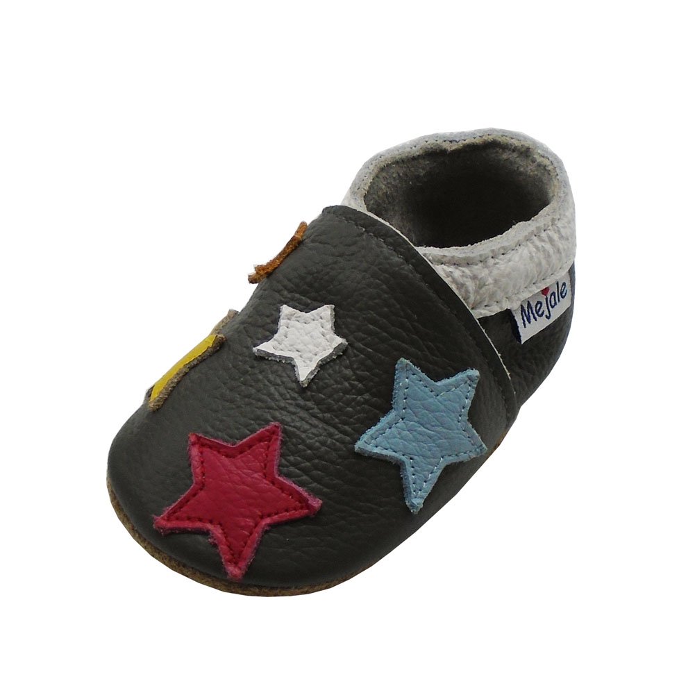 Mejale Baby Lederschuhe Krabbelschuhe Baby Lauflernschuhe Infant Crawling Kleinkind Mokassins Jungen Babyschuhe Mädchen Hausschuhe Babyhausschuhe