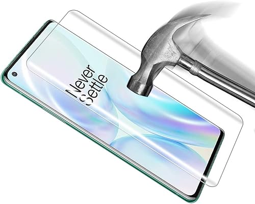 Miniatura 6 de Protector de pantalla para OnePlus 8 Pro de vidrio templado con protector de lente de cámara, 1 protector de pantalla de vidrio 3D + 2 protectores