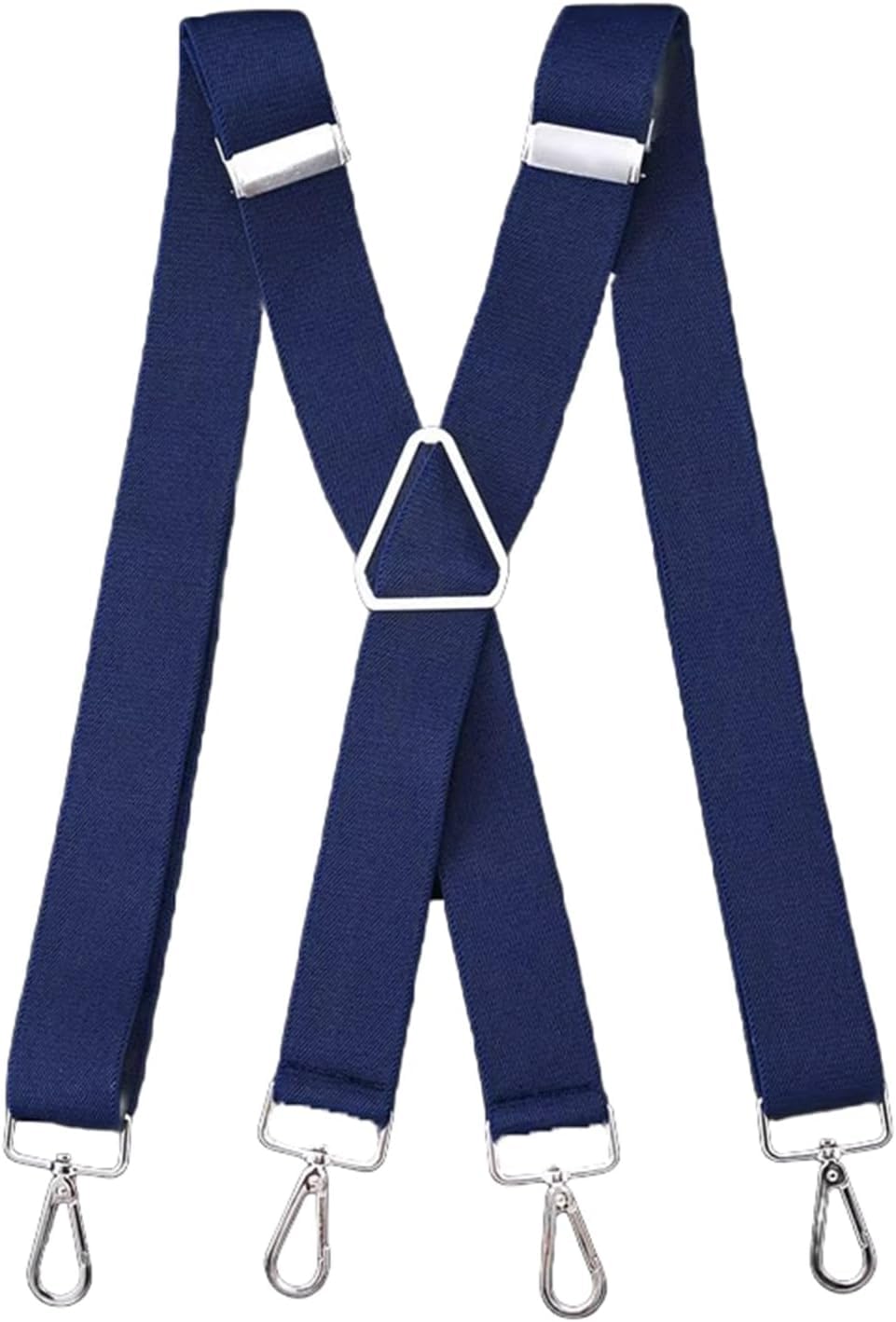 Tirantes, Tirantes ajustables en forma de X for hombre con 4 ganchos de presión, traje elástico for informal Fomal