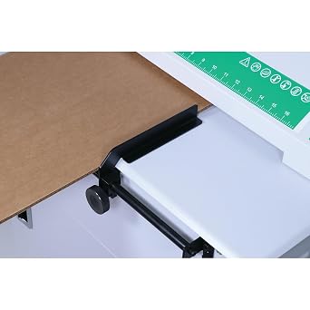 Formax GREENWAVE 430 Cardboard Perforator, Adjustable Cutting Guide, Solid-Steel Blades, All-Metal Gearing and Housing, Heavy-Duty Molded Plastic Waste Bin, Transforms Cardboard into Packing Material