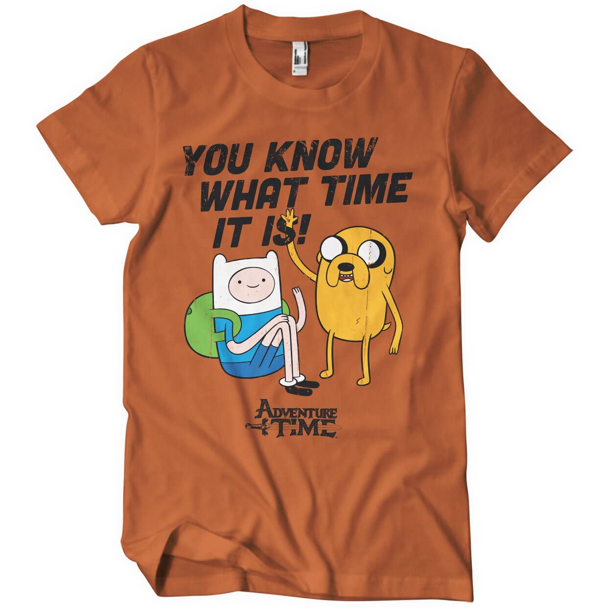 Adventure Time Men's Burnt Orange Officially Licensed It's T-Shirt (Burnt Orange), XX-Large