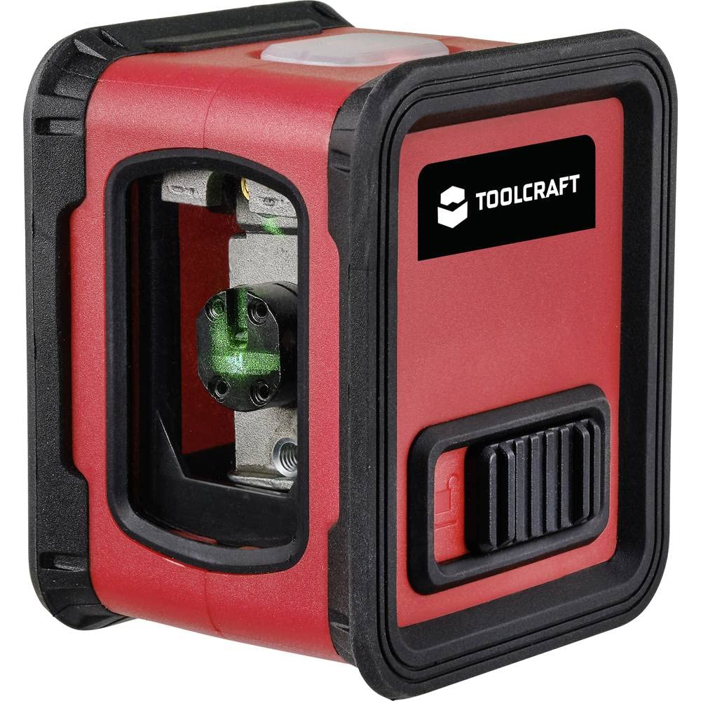 TOOLCRAFT CL12-G Laser Kreuzlinienlaser, w tym Stativ, selbstnivellierend, bardziej ekologiczny laser Reichweite (maks.): 12 m