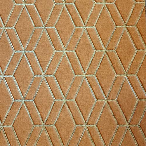 Bring a Touch of Elegance to Your Home With Orange and Gold Wallpaper