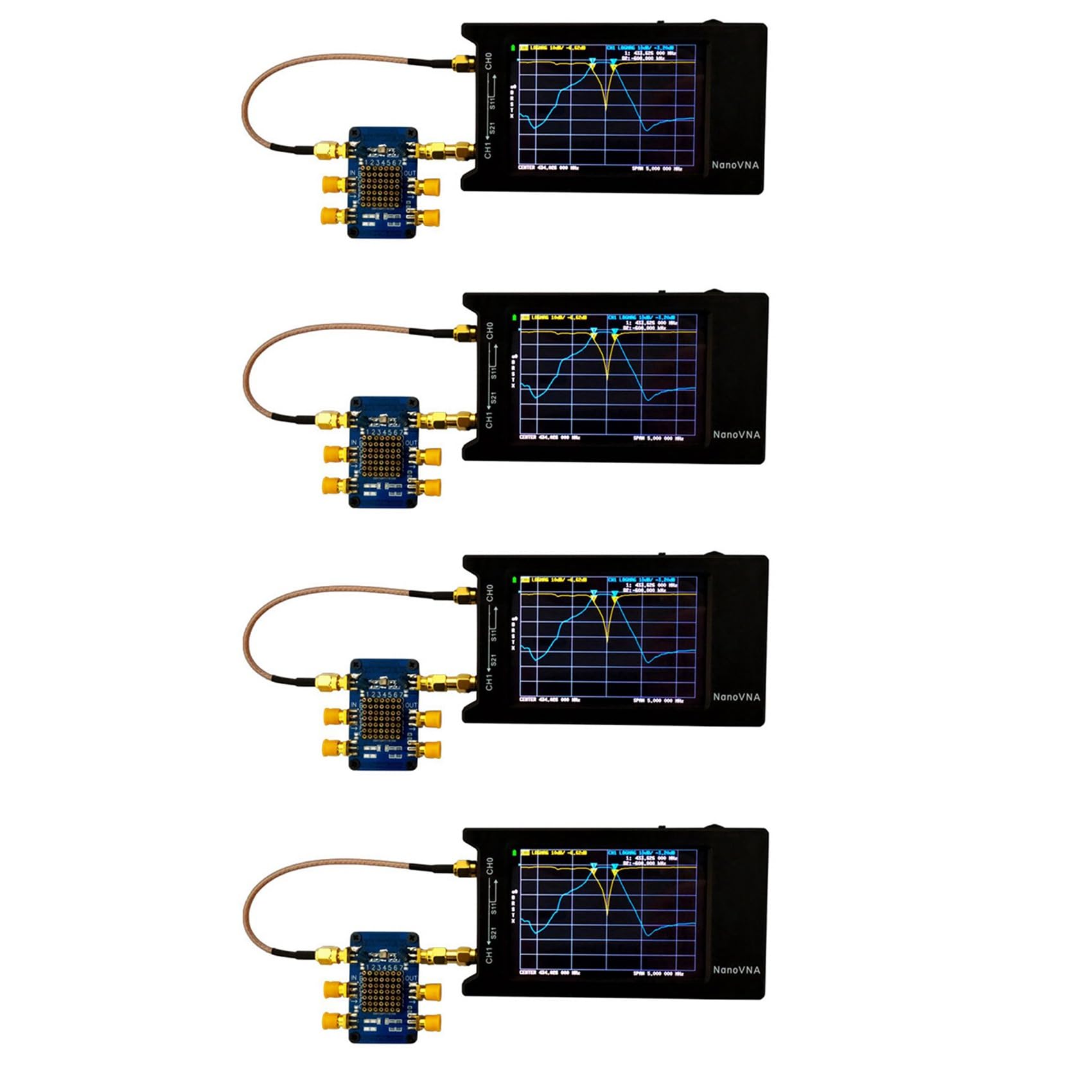 Jnchdghwa As Shown 4X Testboard Kit Vna Test Demo Board Vector Network Analyzer Testing Board