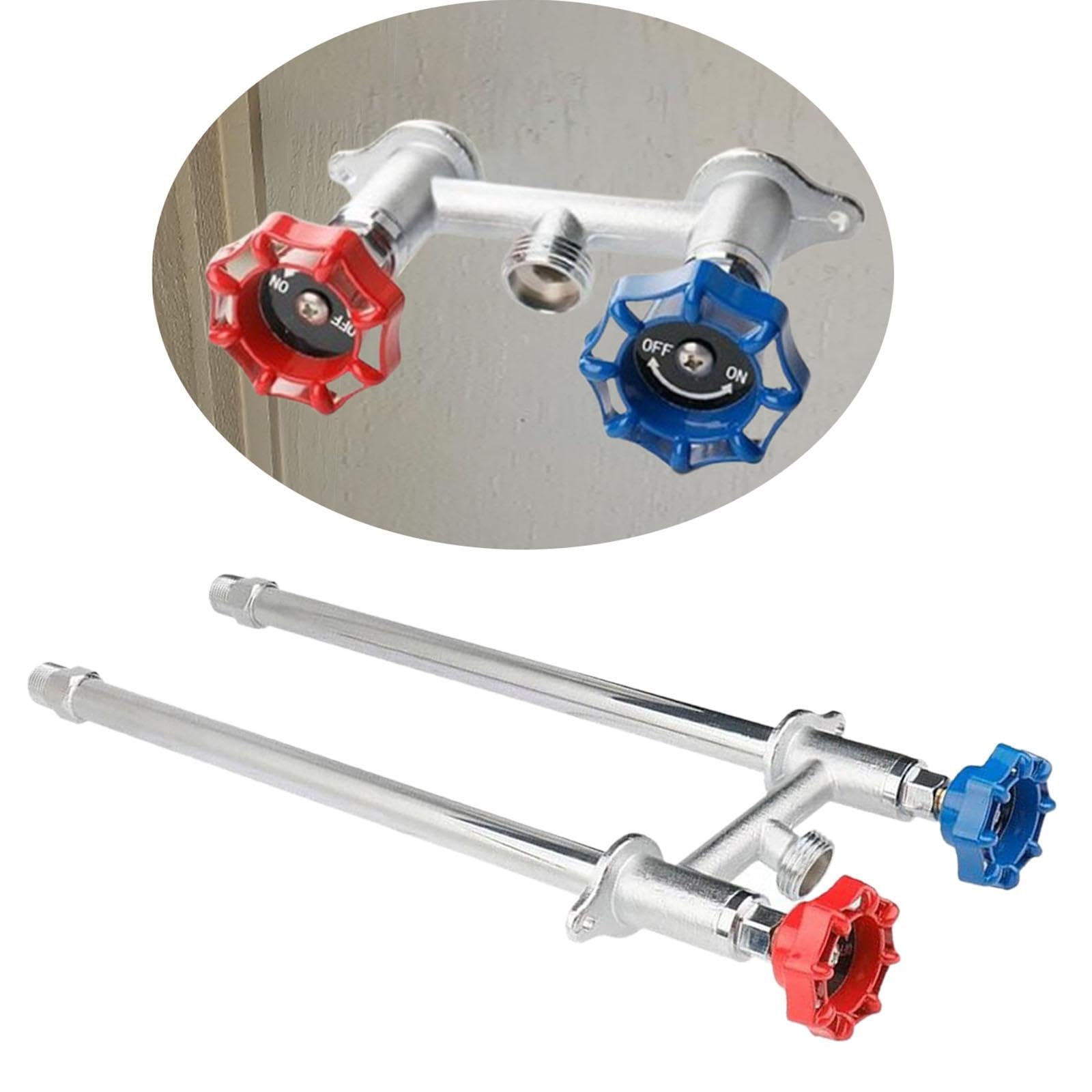 Grifo Exterior Resistente a Las heladas de 12" Que suministra Agua fría y Caliente para el frío Invierno Grifo de Manguera anticongelante con Rosca