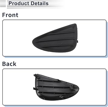 Front Left Fog Light Grill for Toyota Yaris 2012-2014 Front Lower Bumper Fog Light Cover Inserts No.8148252300 ABS 1 Pc