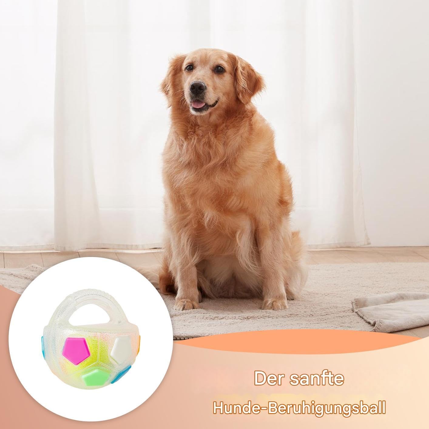 Pelota para perros - Accesorio interactivo para buscar mascotas - Juguete flotante y para buscar - para perros pequeños, medianos y grandes, cachorros fuertes masticadores para jugar 9