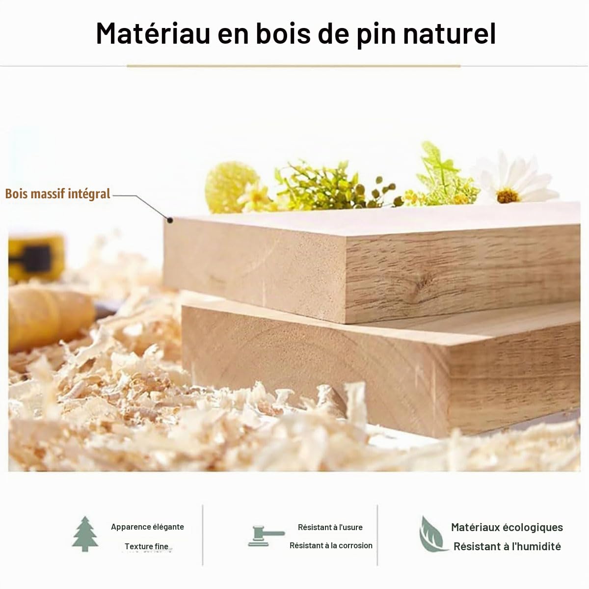 Porte Battante, Porte de Saloon Simple en Bois 80x90cm Charnières Incluses pour Cuisine Magasin Entrée Cloison Pub, Finition peinte, Blanc