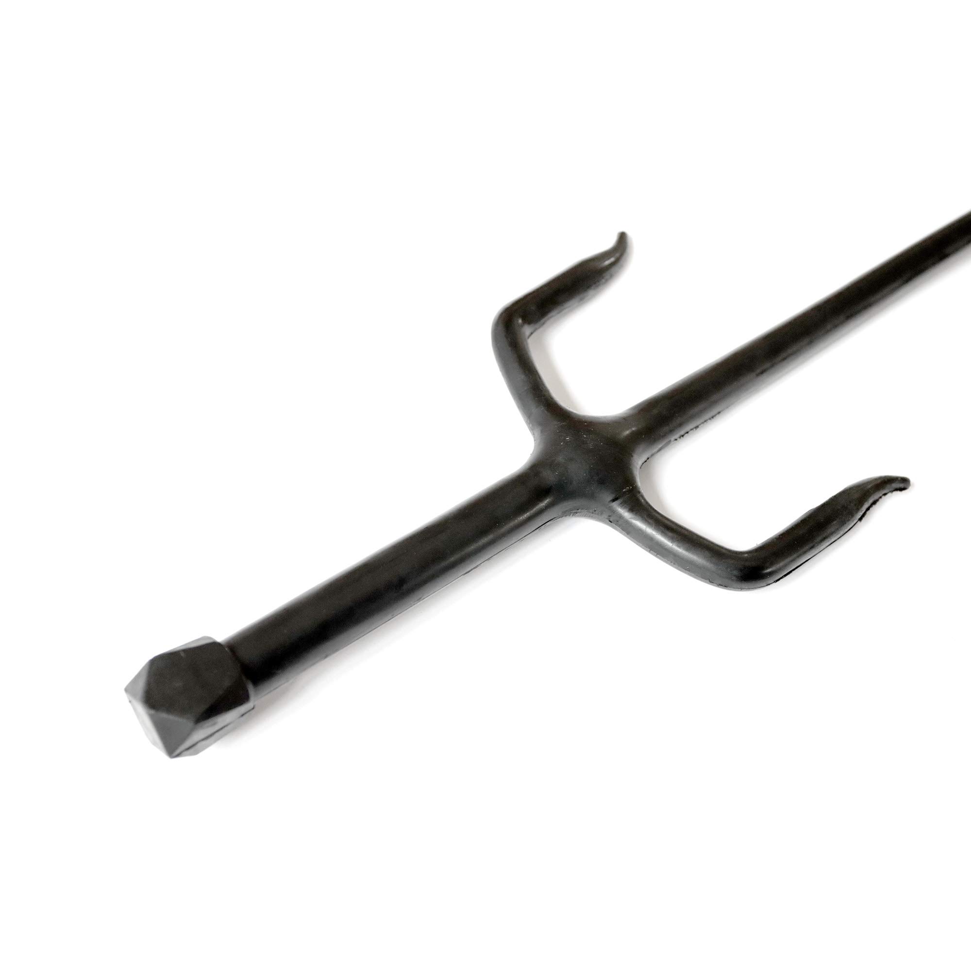 DEPICE Sai Gabeln Hartgummi (Paar) - 200 g / 49 cm, Schwarz