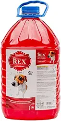 Shampoo Rex Anti Pulgas Cheiroso Para Cachorro Galão 5l Banho Pet