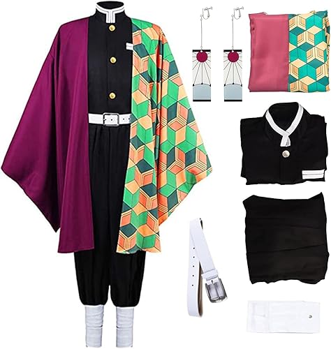 Anime Cosplay Adult Costume Halloween Cloak Kimono Accessories Set Outfit