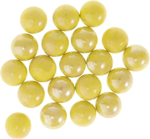 Cozylkx 20 piezas de mármol de vidrio de colores surtidos para juegos de mármol, jarrón de relleno, mesa de dispersión, decoración de acuario,