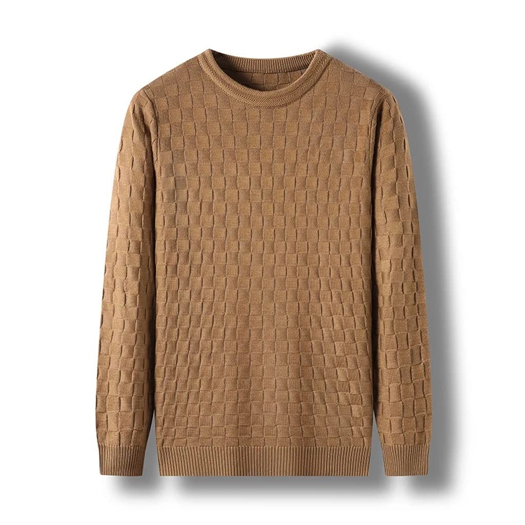Pull en tricot à carreaux anti-froid pour ne plus sacrifier votre style