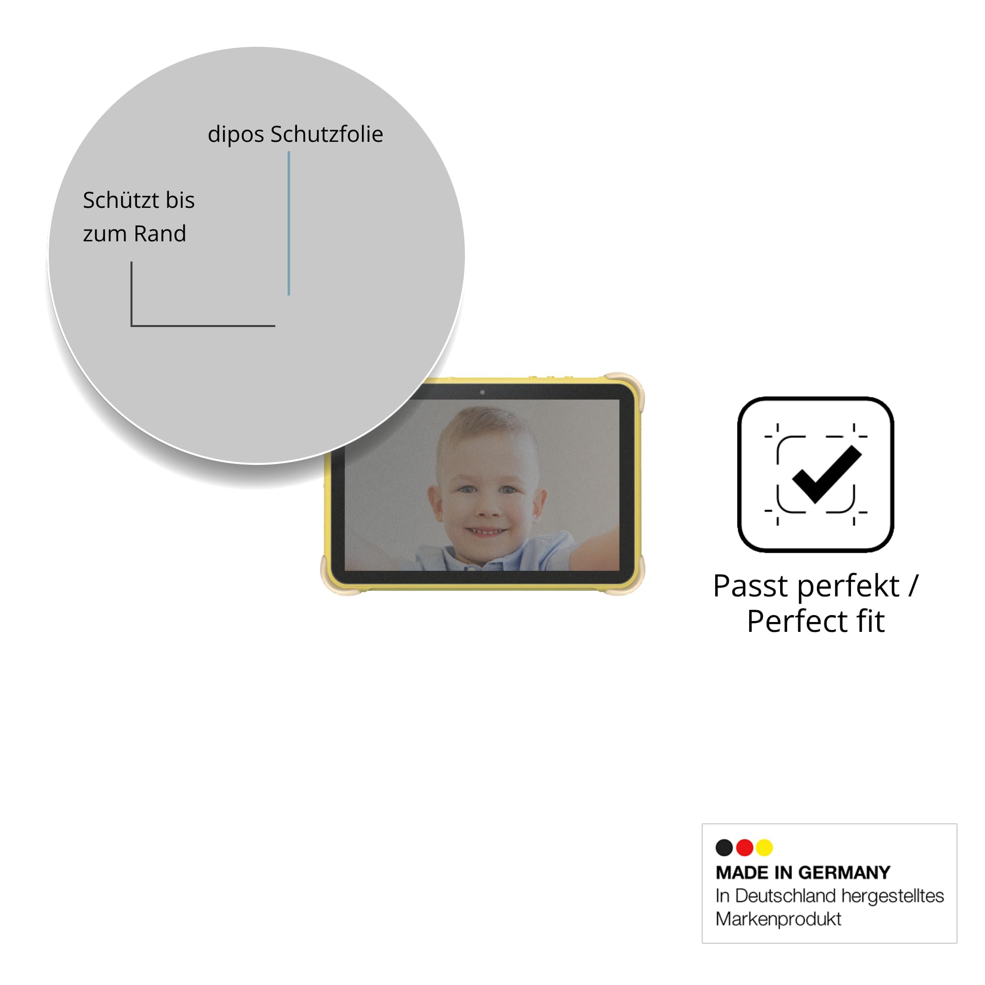 dipos Protector de Pantalla Antiespía para KODAK KT102 | Película protectora mate, filtro de privacidad 4 vías, ajuste perfecto, antiarañazos, sin burbujas, autoadhesivo