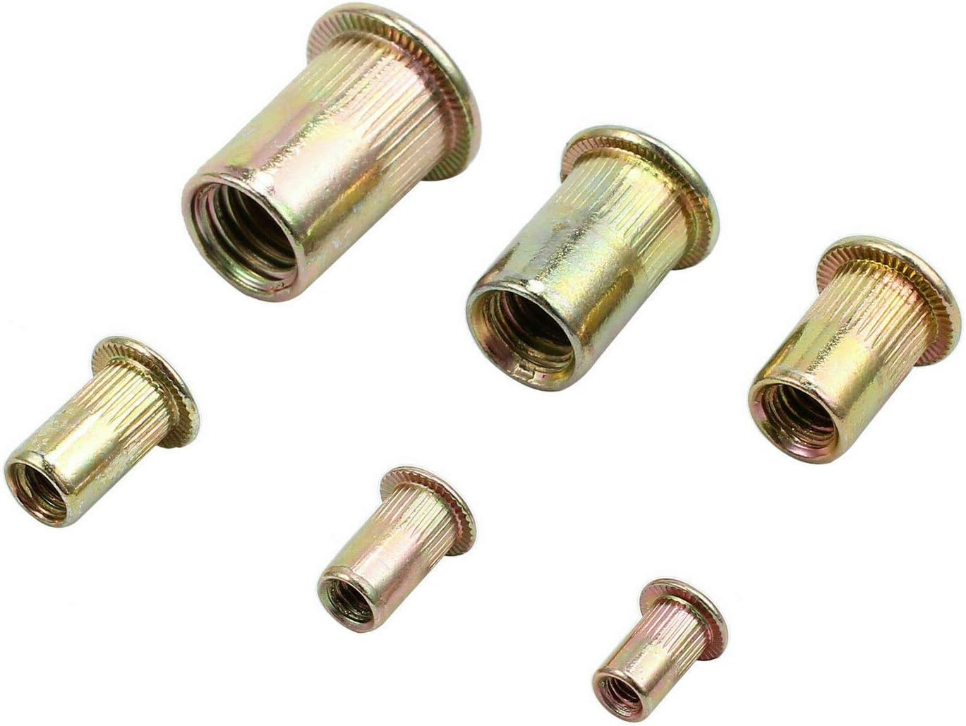 Rivet Nut Flat Head Threaded Rivet Nut Insert Assortment Kit 150PcsHome & Garden|Tools|Hand Tools|Other Hand Tools