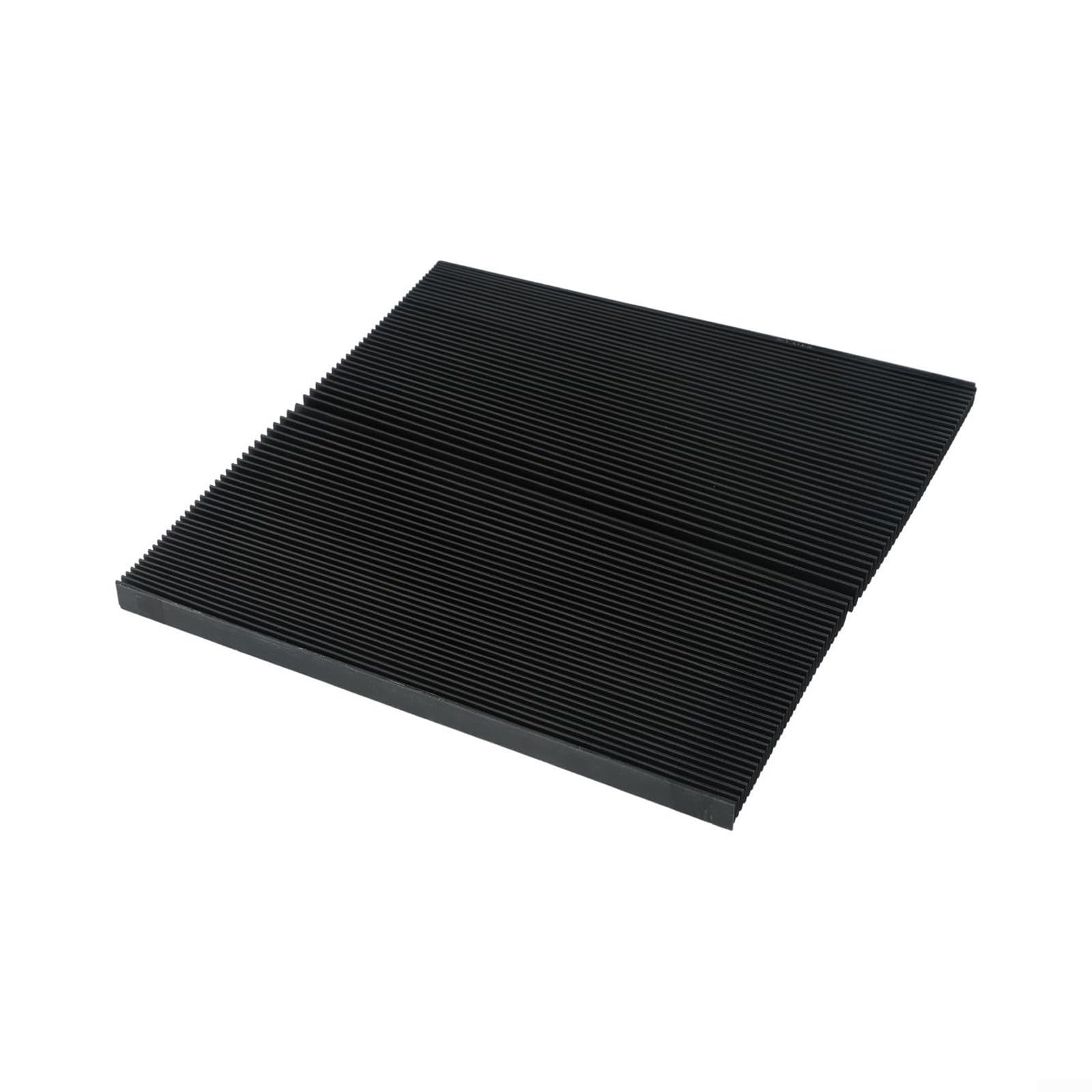 ZYWUOY Soufflet accordéon pour fraiseuse, protection étanche à la poussière, noir (245 mm)