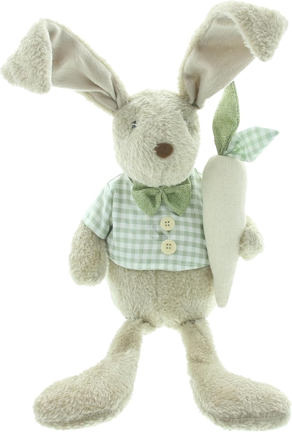 FRANK FLECHTWAREN Kantenhocker Hase Henry, Polyester, Metall, Sand, schwere Qualität Maße: Höhe 60 cm