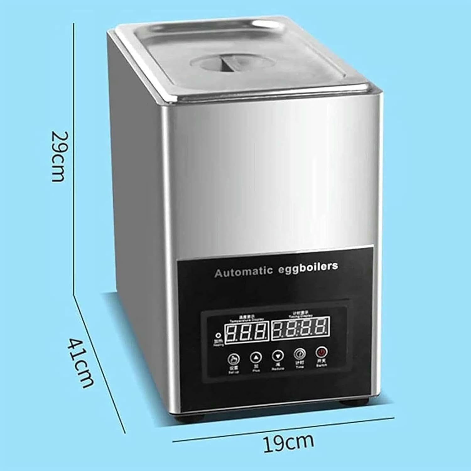 Hot Spring Egg Cooking, 800 W, 9 L, Commercial, Large Capacity, Kitchen 5 Eggs Without Effort, Constant Temperature Of 30-90 ° C, Intelligent, For Hot Spring Eggs And Soft Eggs ~/