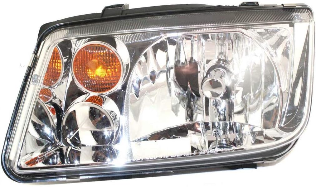 KarParts360 For Volkswagen Jetta Headlight Assembly 2002 2003 2004 2005 Driver and Passenger Side Pair Replaces VW2502125 VW2503125