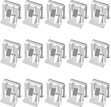 15PCS Car Metal Retainer Clip, Replaces OEM#11588650/11519745/15748479, Car Metal Retainer Clips Universal Interior Trim Panel Fasteners, Fit GM Buick Chevy GMC & Most Sedans/SUVs/Trucks