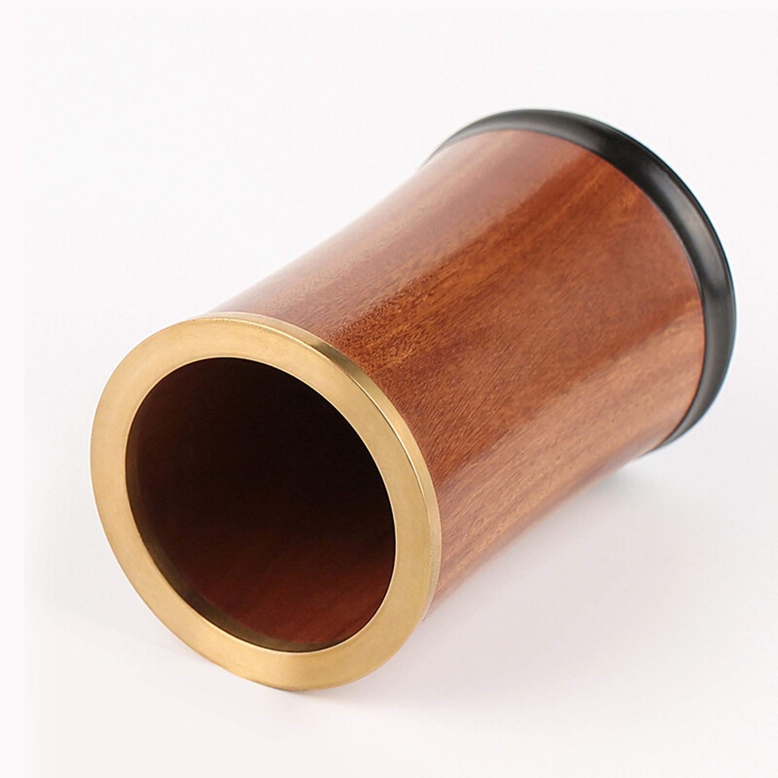 Portalápices Redwood retro bolígrafo Holder hecho a mano Organizador de almacenamiento tradicional hecho a mano simple Multifunción Lápiz Pot Cumpleaños creativo Regalo Portalapices Escritorio