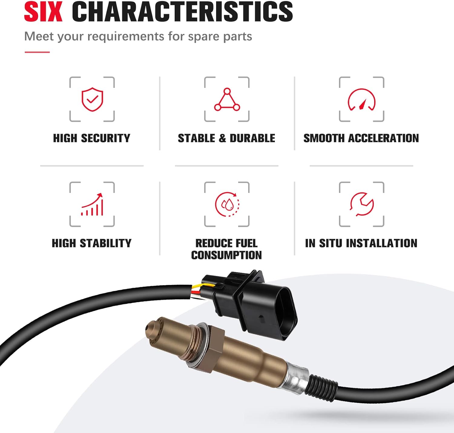 O2 Oxygen Sensor Upstream and Downstream 234-5115 Compatible for Audi A4 2001-2006 for Audi A8 2004-2006