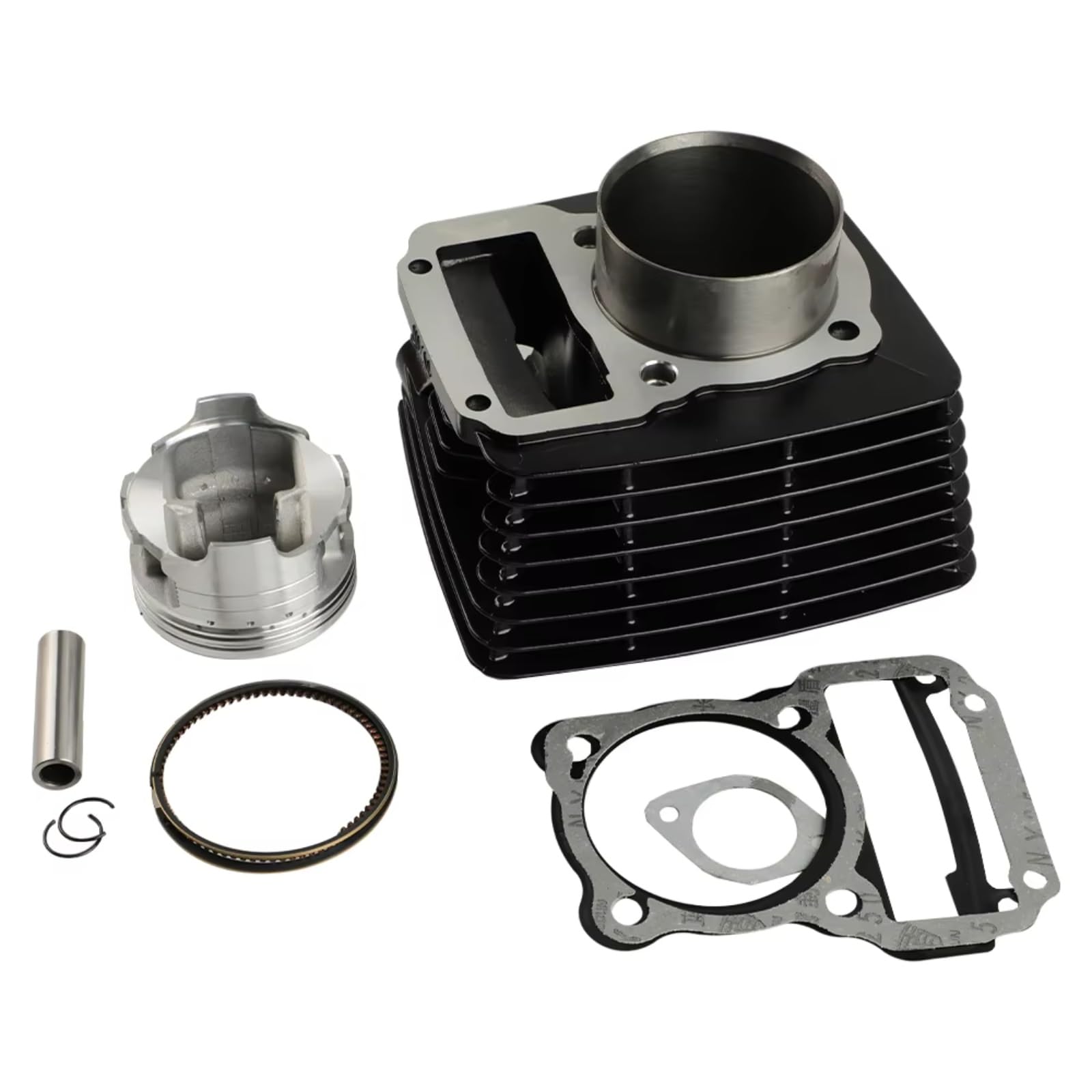 Moto Testata del Cilindro Compatibile con Tornado 250 2017 2018 2019 2020 2021 223CC 65,5mm Motore per Moto Blocco Cilindro Cilindro Aria Pistone Testa Guarnizione Base