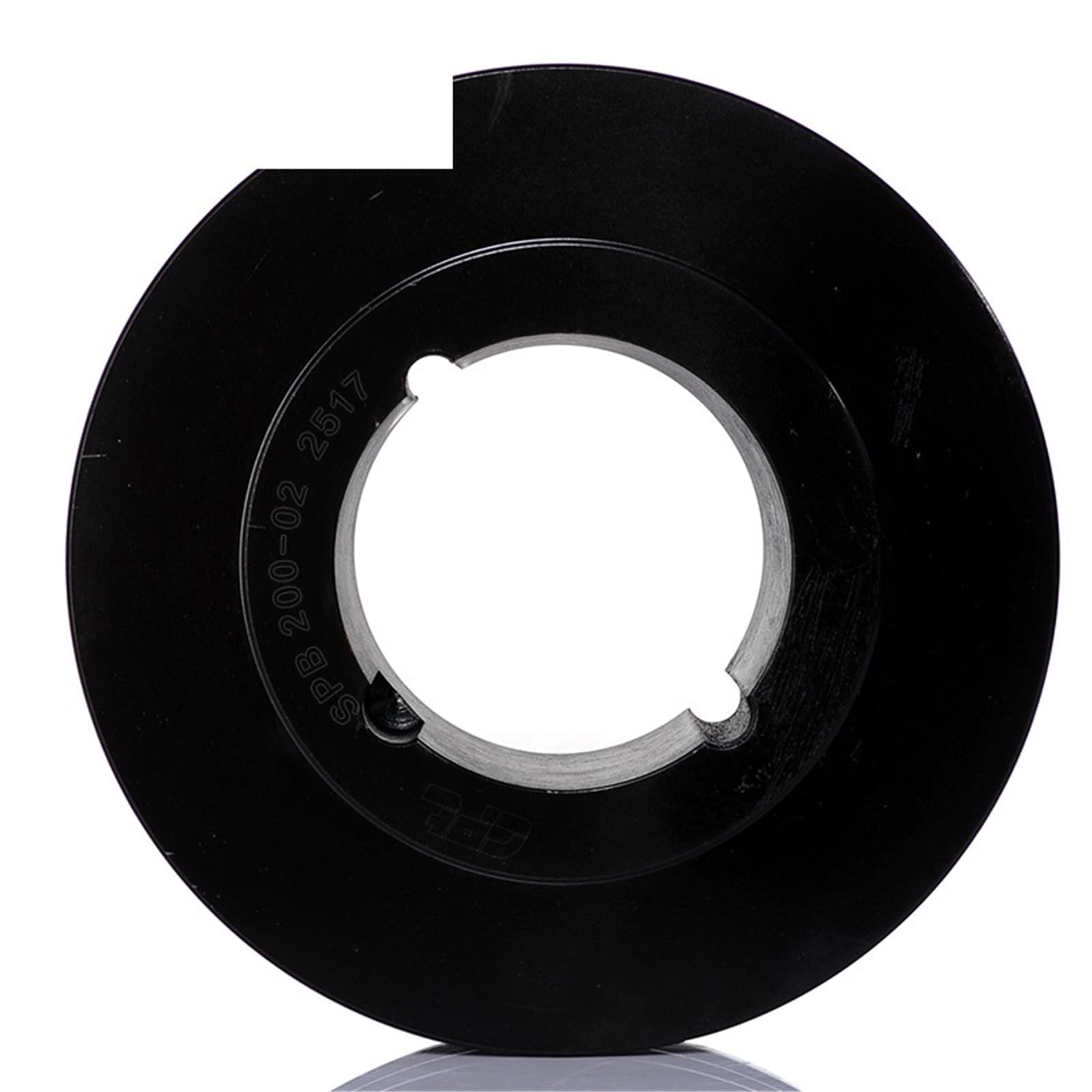 Polea de correa en V CPT SPB de doble ranura, diámetro exterior de 207 mm, diámetro de paso de 200 mm, buje 2517, SPB200-02-2517(50mm)