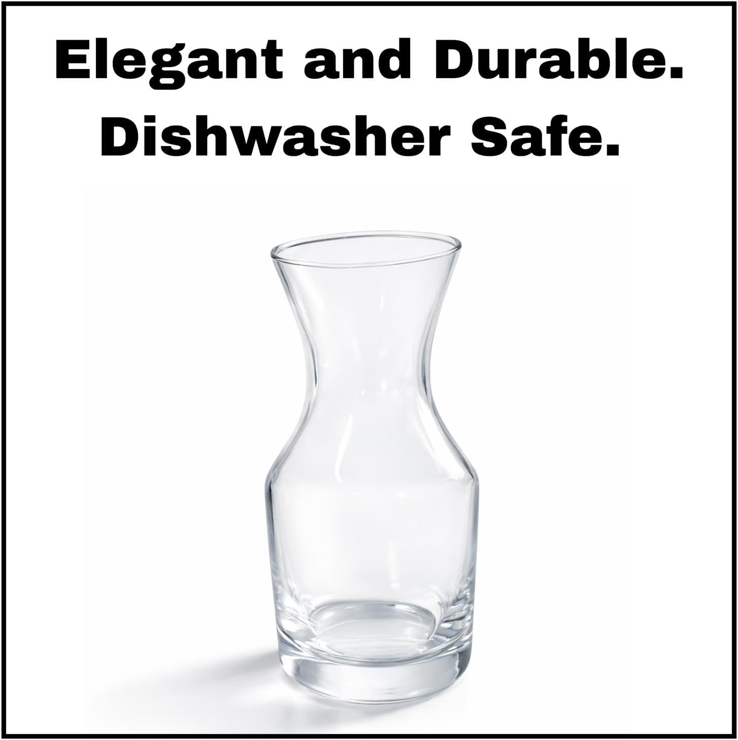 Mimosa Bar Supplies Carafe Glasses – 8.5 Oz Pack of 4 Measuring Small Carafes – Perfect Champagne & Juice Ratio – Clear Glass Mini Pitchers for Brunch, Showers & Events – Mini Carafes for Mimosa Bar - Image 5