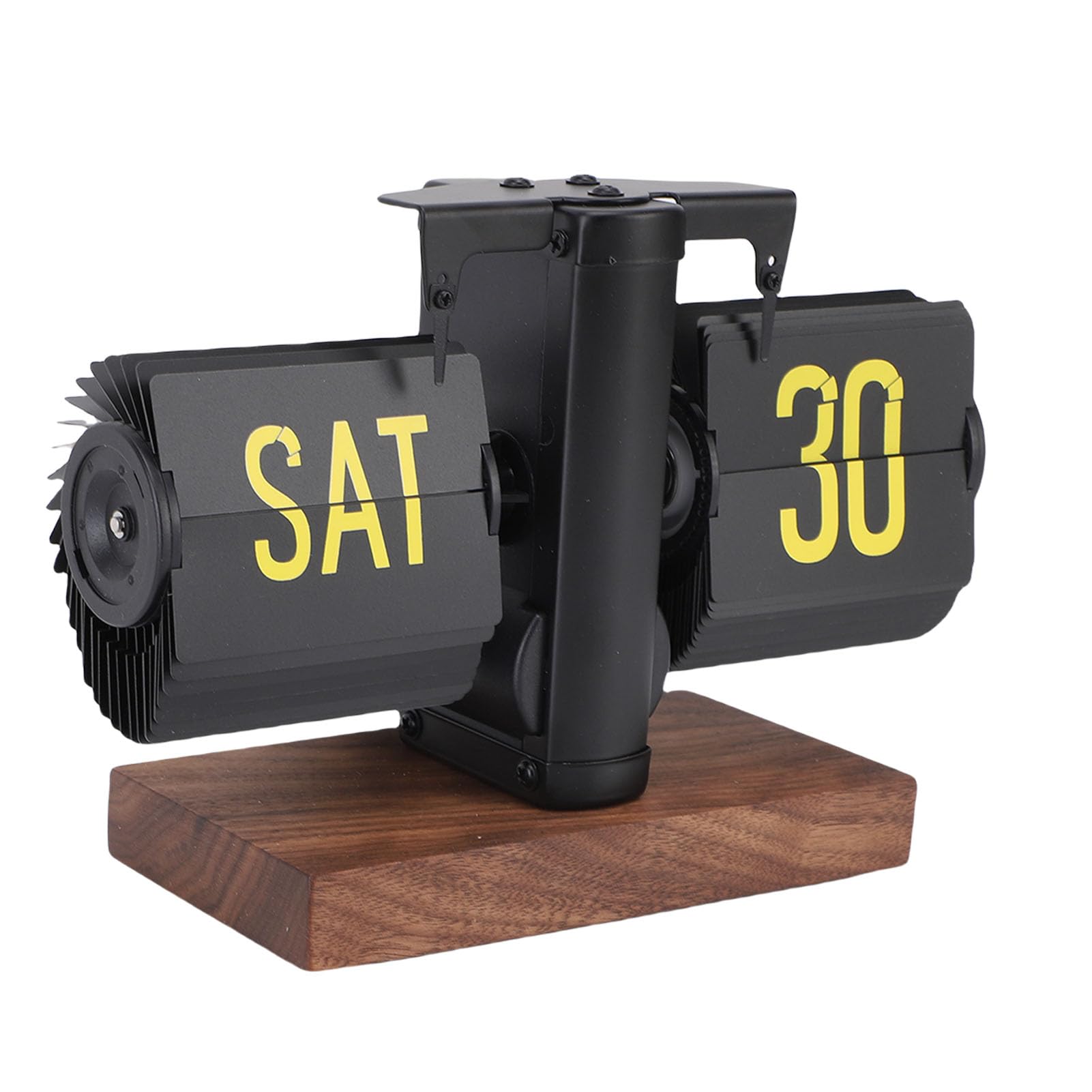 Acouto Orologio da Tavolo Digitale retrò con Calendario Orologio Meccanico Vintage con Grandi Numeri per L'arredamento Dell'home Office, da Tavolo con Vibrazione Automatica Alimentato a Batteria per