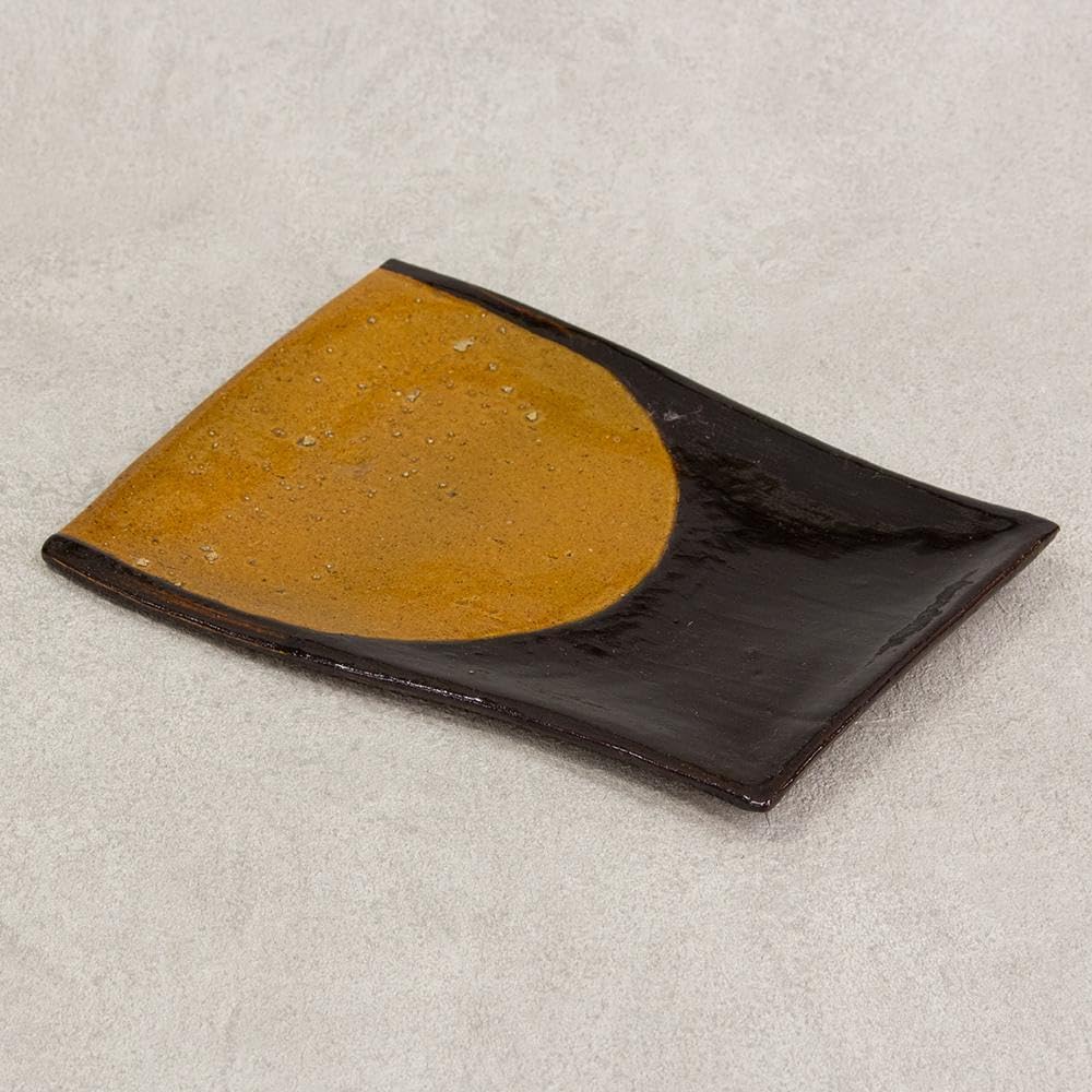 布志名焼　スリップウェア　長皿　箱なし 布志名焼 スリップウェア 長皿 箱なし 美しいスリップウェア