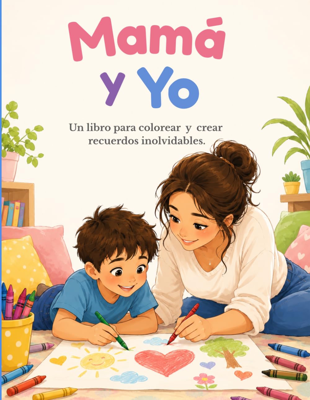 Mamá y Yo: Un libro para colorear y crear recuerdos inolvidables