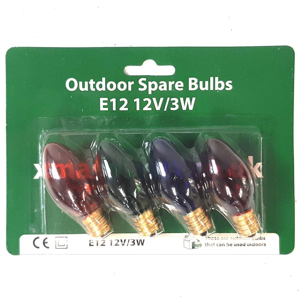 Christmas Direct Spare Bulbs Garden Fairy Lights - SBFLOMC - 4 Bulb Pack