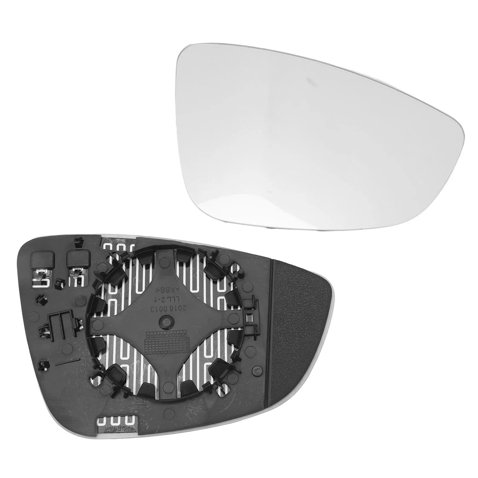 Cristal de espejo retrovisor calefactado 1 par de espejos retrovisores laterales calefactables para Volkswagen para Jetta MK6 2011-2018 5C6857521
